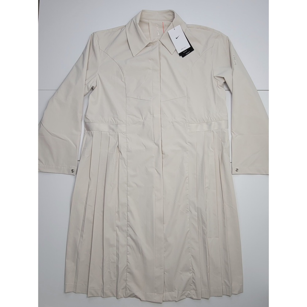 Nike Womens 24.7 Perfect Stretch Dri-Fit Oversize Trench Coat Size XS HV3627-104